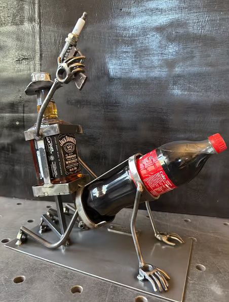 Garage Bar Whiskey Bottle Stand - Image 5