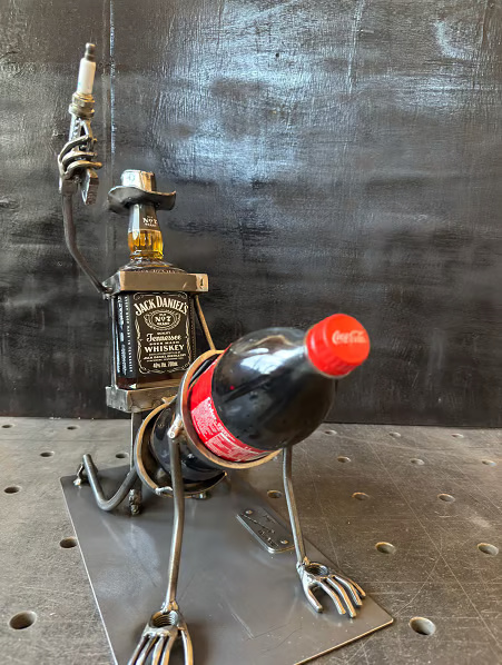 Garage Bar Whiskey Bottle Stand - Image 4