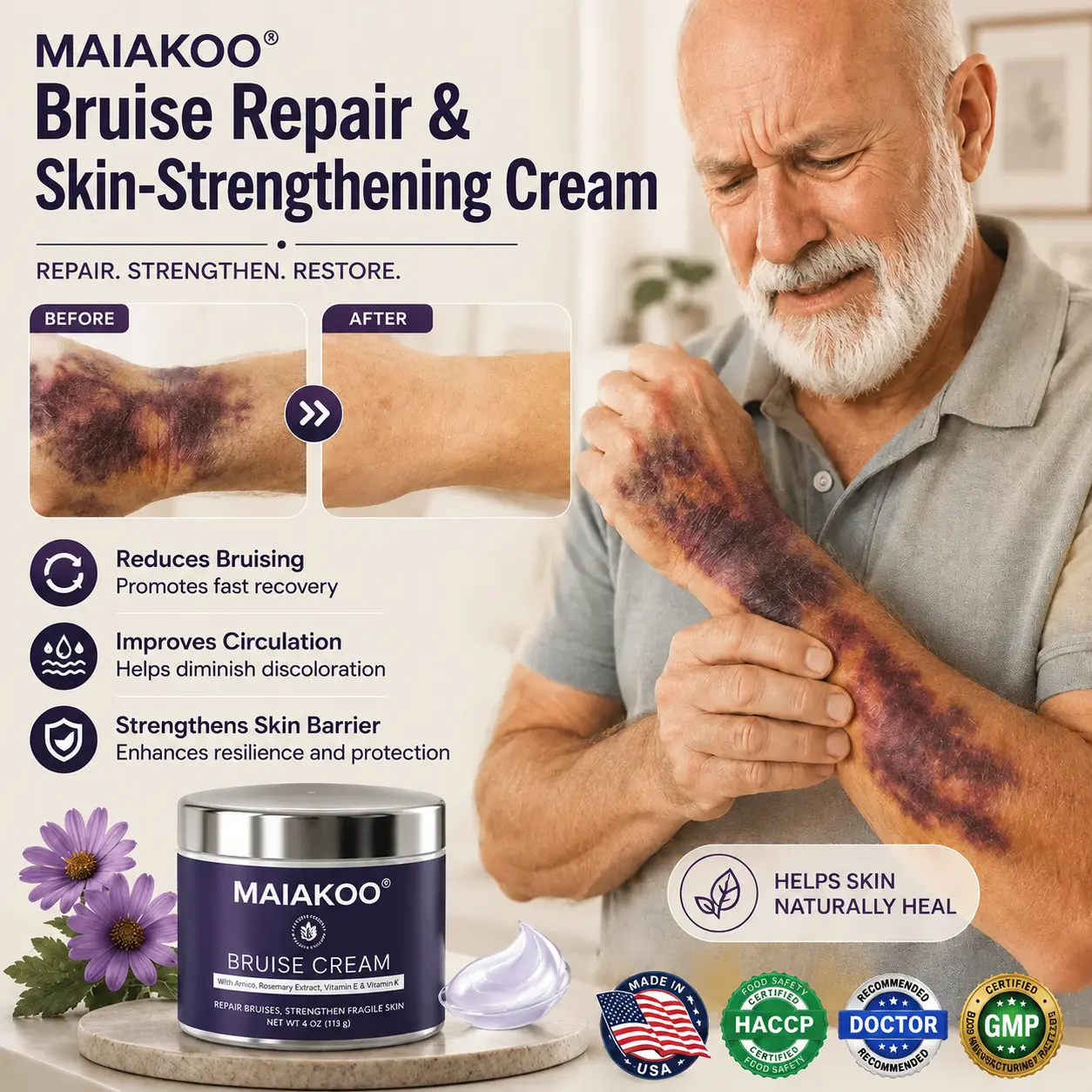 Bruise Repair & Skin-Strengthening Cream