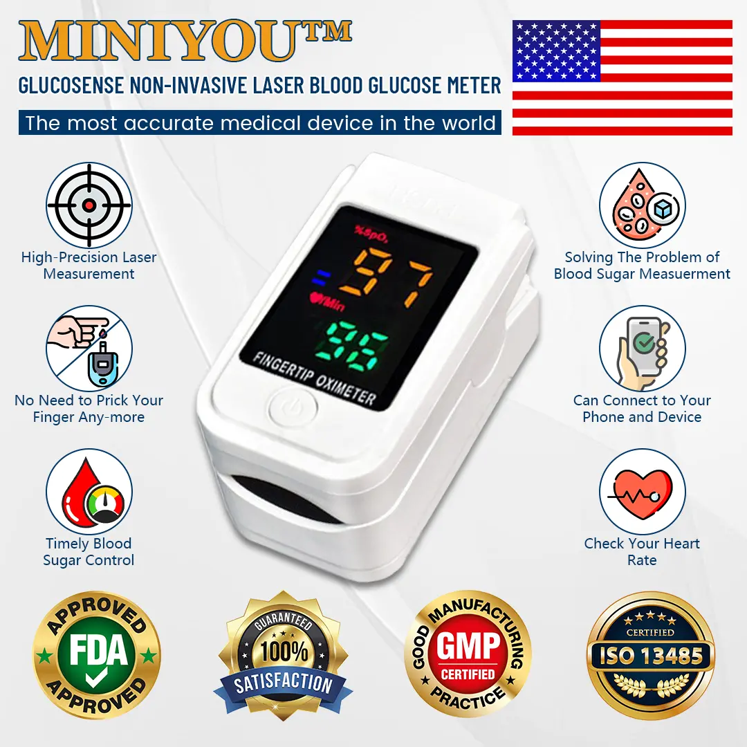 GlucoSense Non-Invasive Laser Blood Glucose Meter