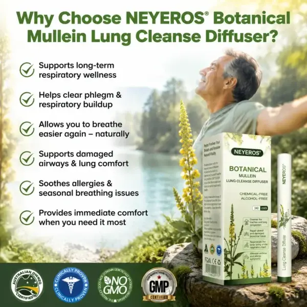 NEYEROS Botanical Mullein Lung Cleanse Diffuser