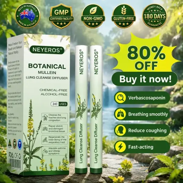 NEYEROS Botanical Mullein Lung Cleanse Diffuser - Image 4