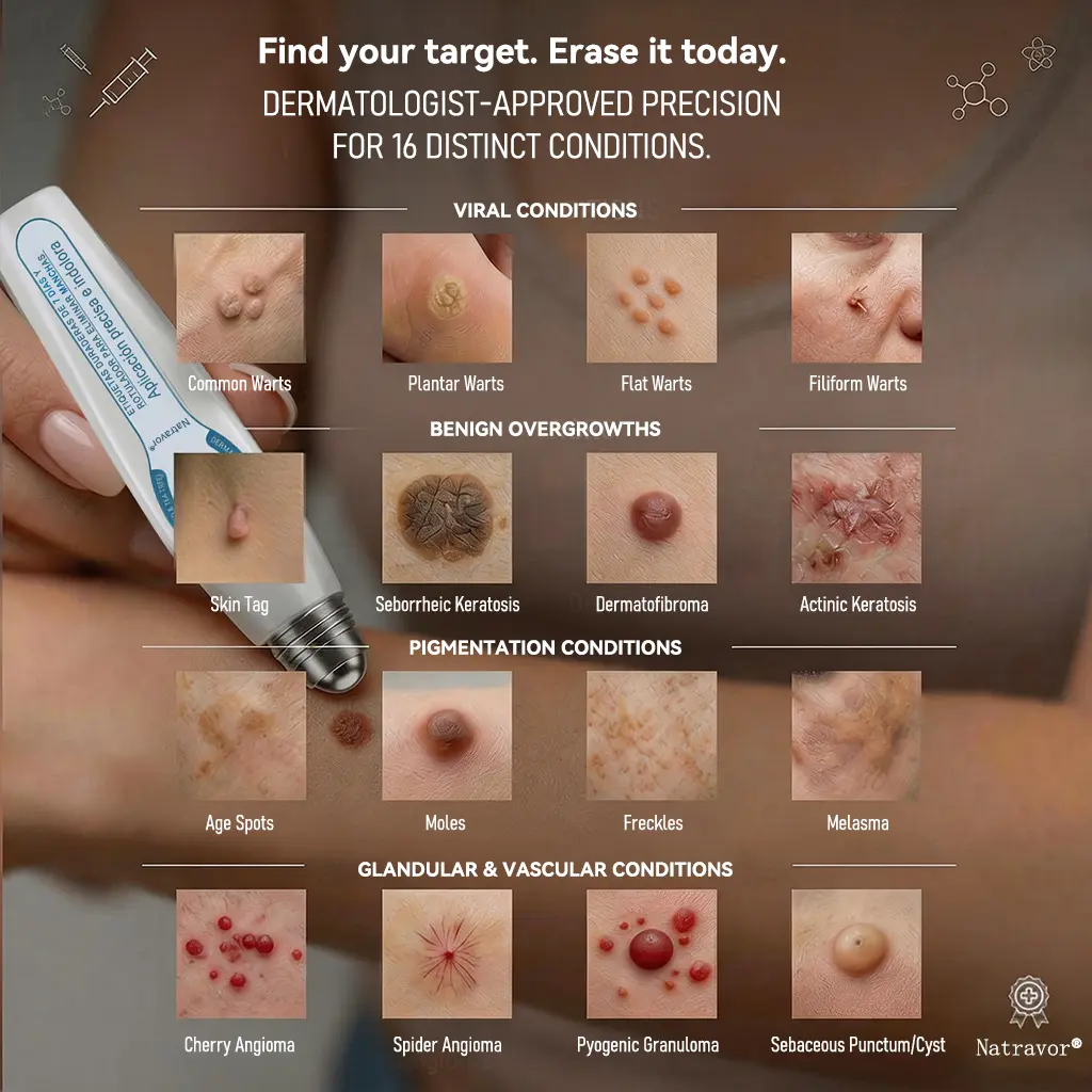7-Day Skin Tag & Spot Eraser Painless & Scar-Free Advanced Skin Renewal Roller Pen - Image 6