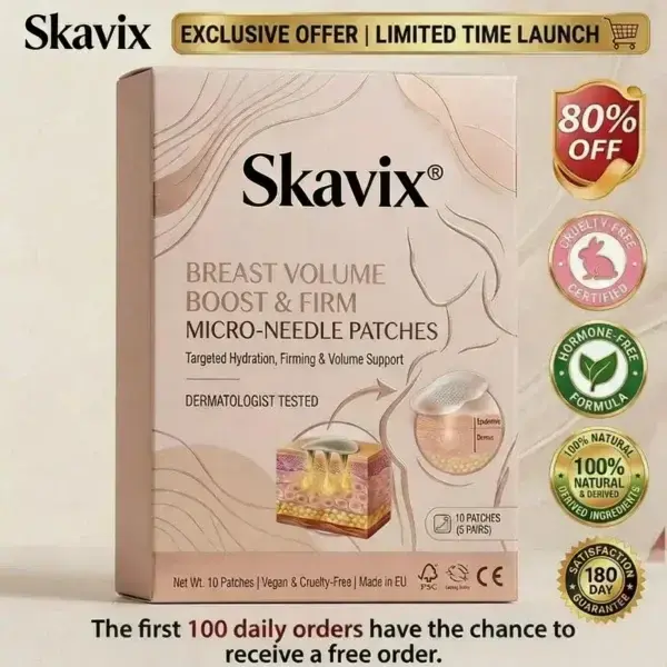 Skavix Breast Enhancement Patches | Nano-Microneedle Firming - Image 5