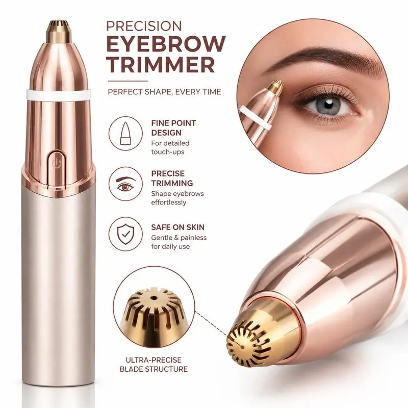 TopSpire 2-in-1 Facial & Eyebrow Hair Trimmer - Image 2