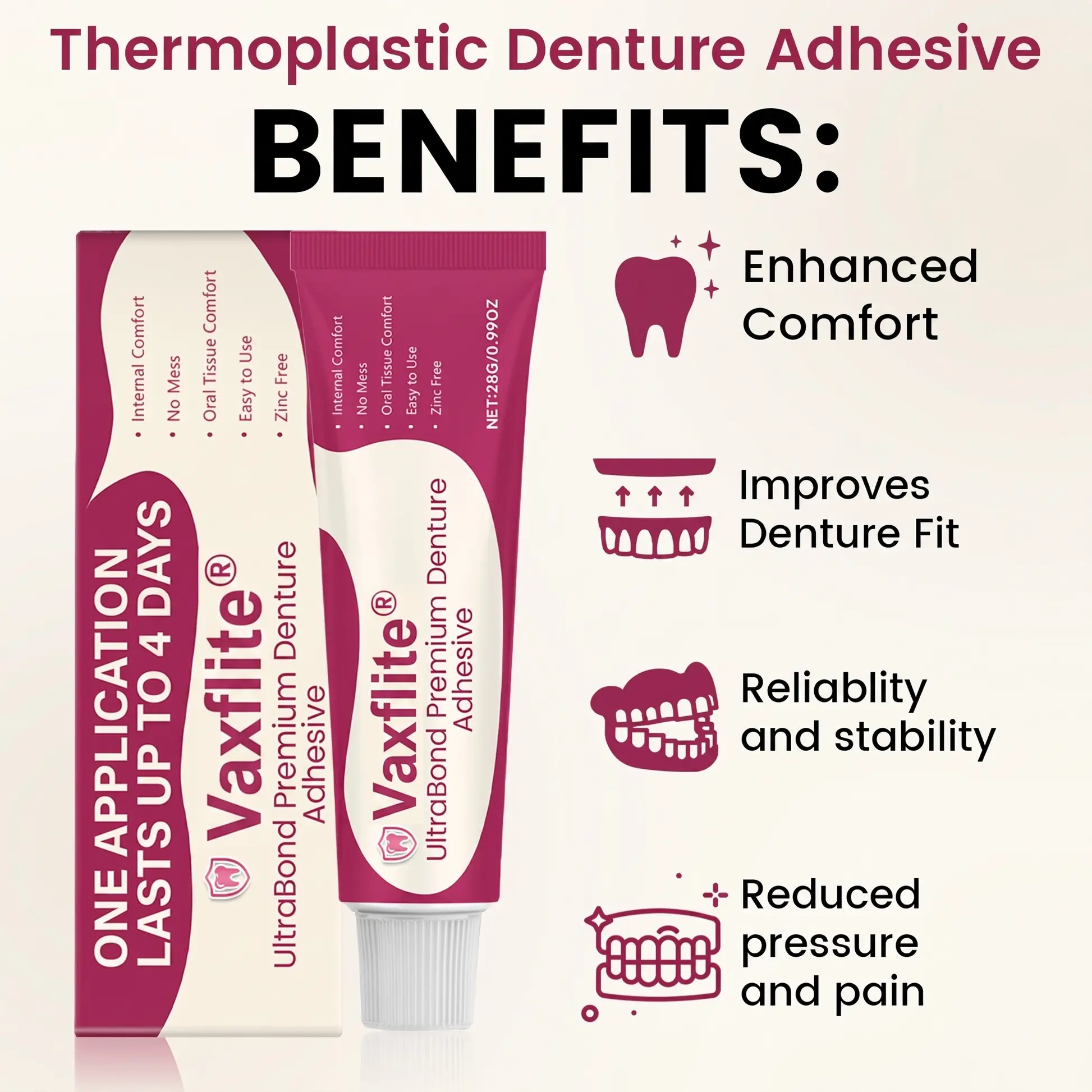 UltraBond Premium Denture Adhesive
