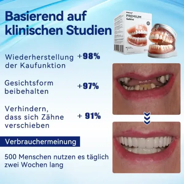 Hidone Premium Gebiss & Zahnprothese | Individuell anpassbar - Image 11