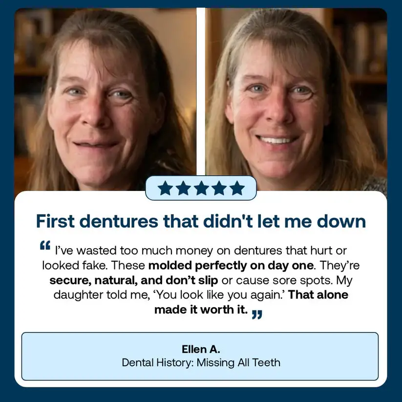 2026 NEW Upgraded 2.0🏆🌎Ends Today: 70% OFF! Full Denture with Strong Suction