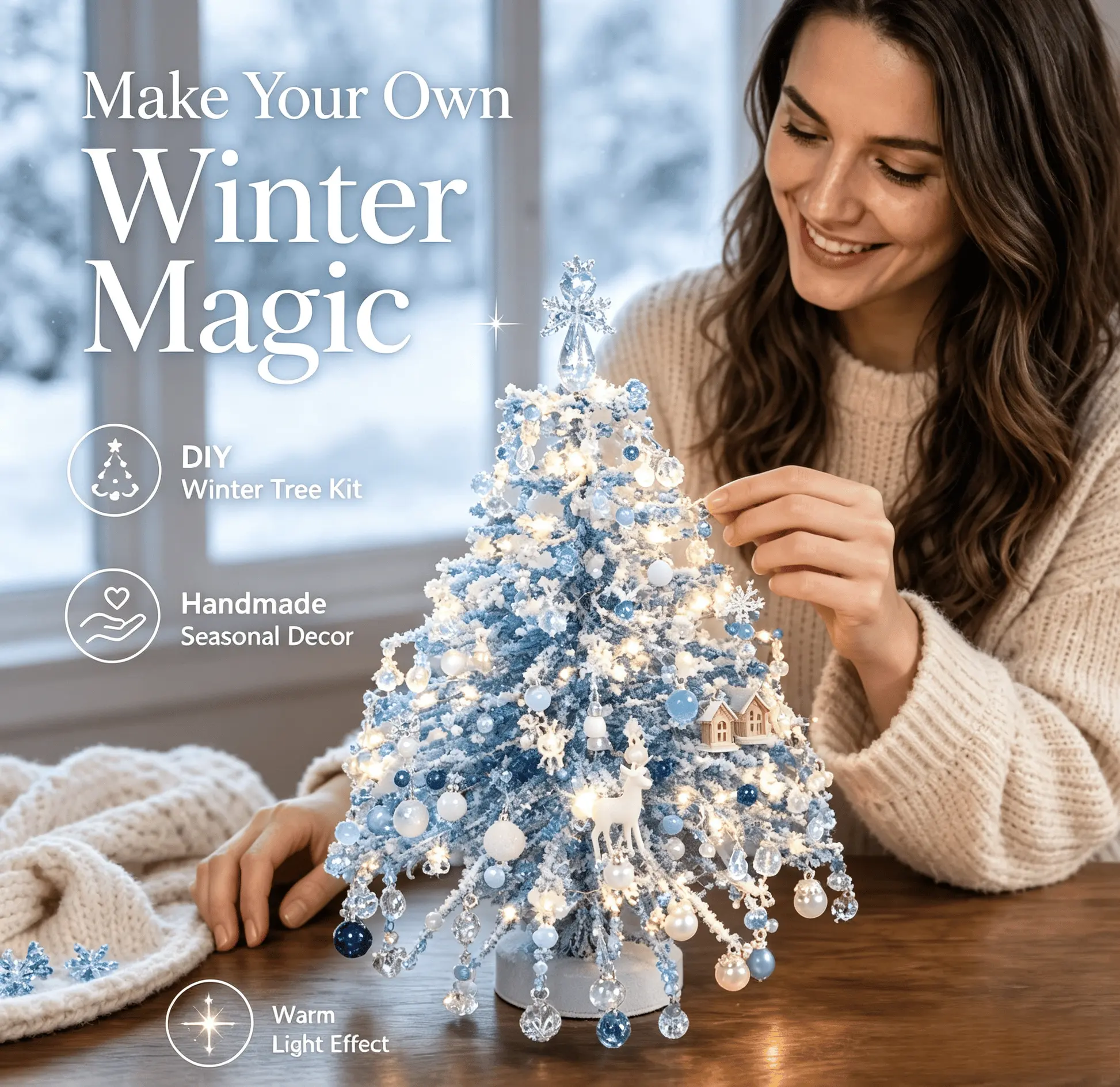🎄✨ DIY Beaded Christmas Tree Kit – 🎅Create Your Own Sparkling Holiday Decoration - Image 11