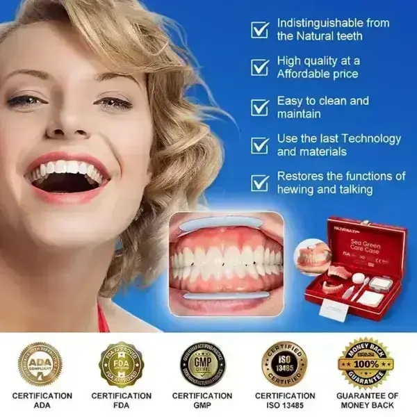 -Ends Today: 70% OFF! Full Denture with Strong Suctiond Custom-Fit Full Functional Dentures🦷 - Image 3
