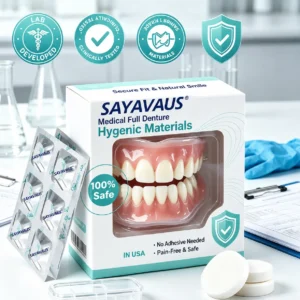 🌎Ends Today: 70% OFF! Custom-Fit Instant Smile Dentures – Natural Looking Comfort Fit