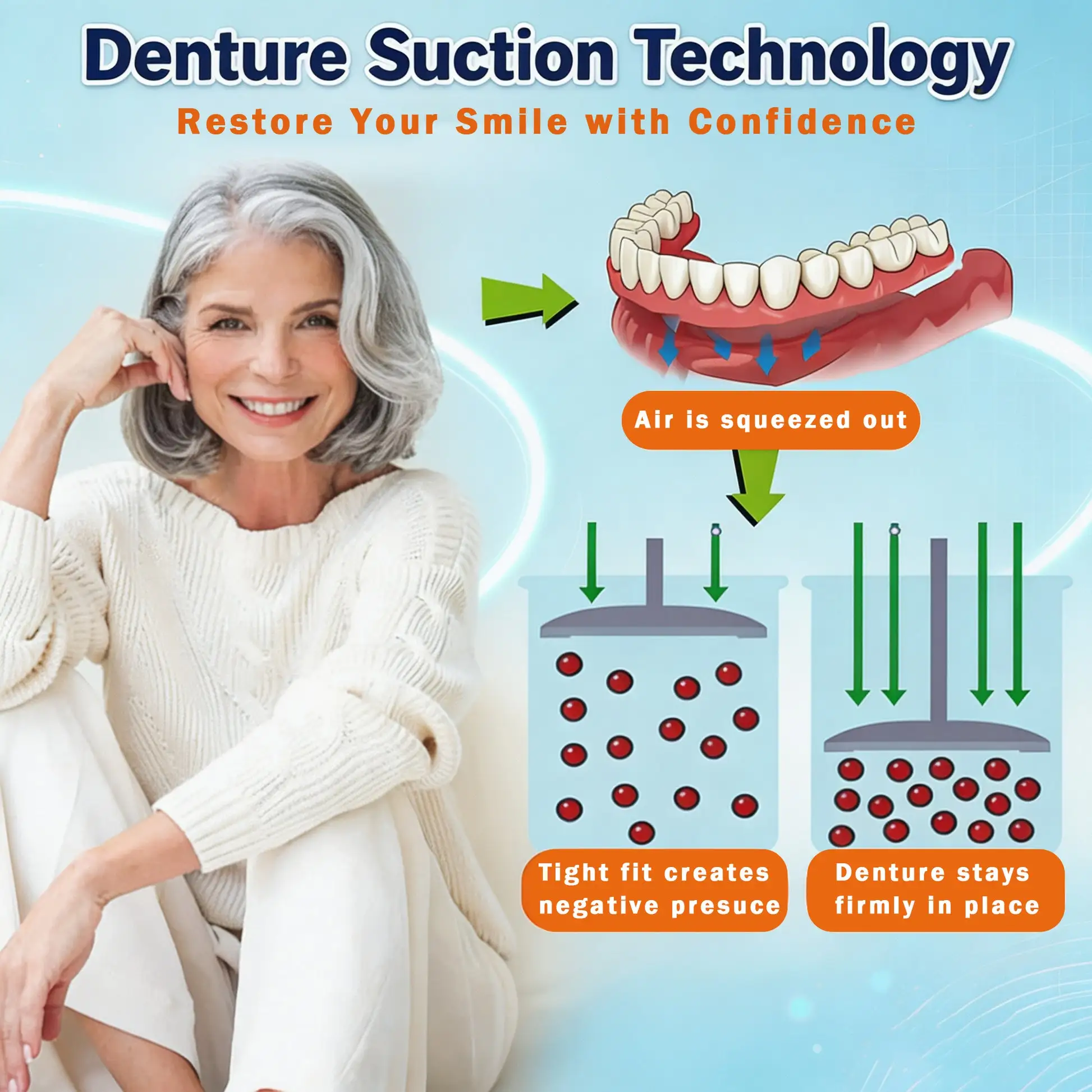 🌎Ends Today: 70% OFF! Custom-Fit Instant Smile Dentures – Natural Looking Comfort Fit - Image 12