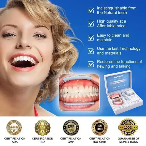 🦷 Custom-Fit Dentures ⏰ ENDS TODAY 70% OFF | Smile with Confidence - Image 4