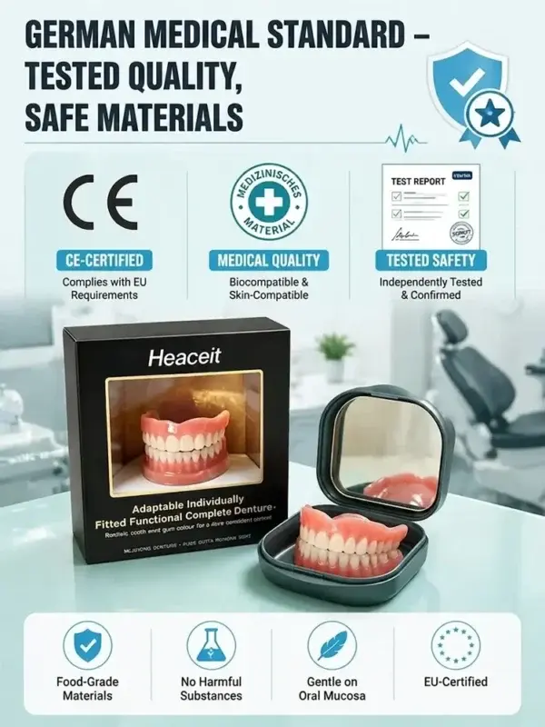 Heaceit Adaptable Individually Fitted Functional Complete Denture - Image 2