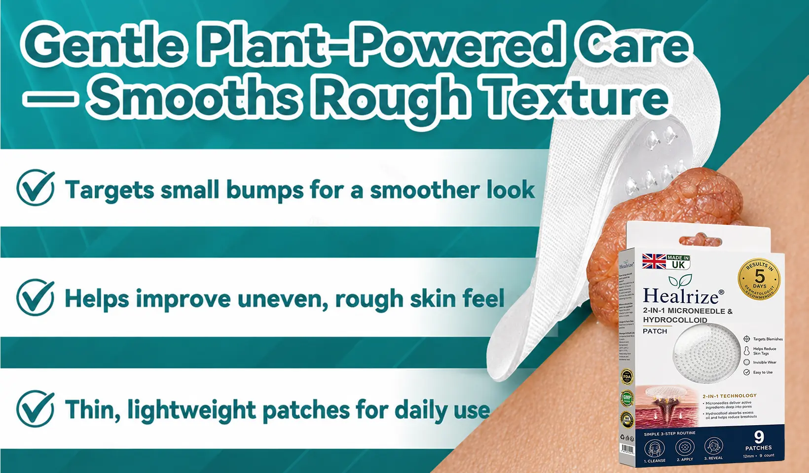 2-in-1 Microneedle & Hydrocolloid Patch - Image 9