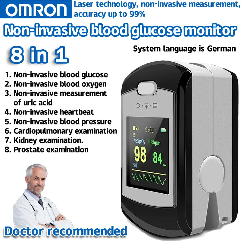 8-in-1 non-invasive blood glucose meter