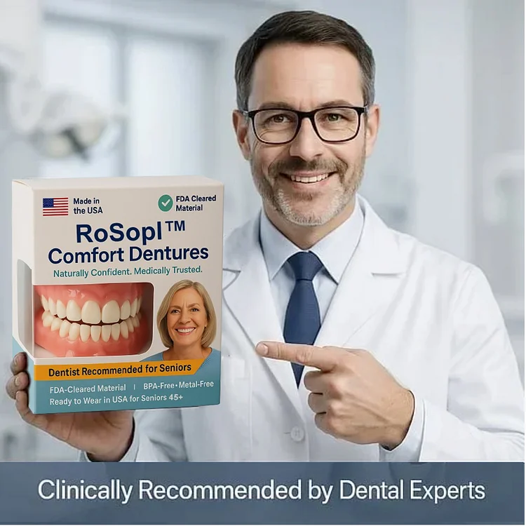 Functional Dentures – Dentist Recommended for Seniors 45+ | Made in USA | FDA Cleared