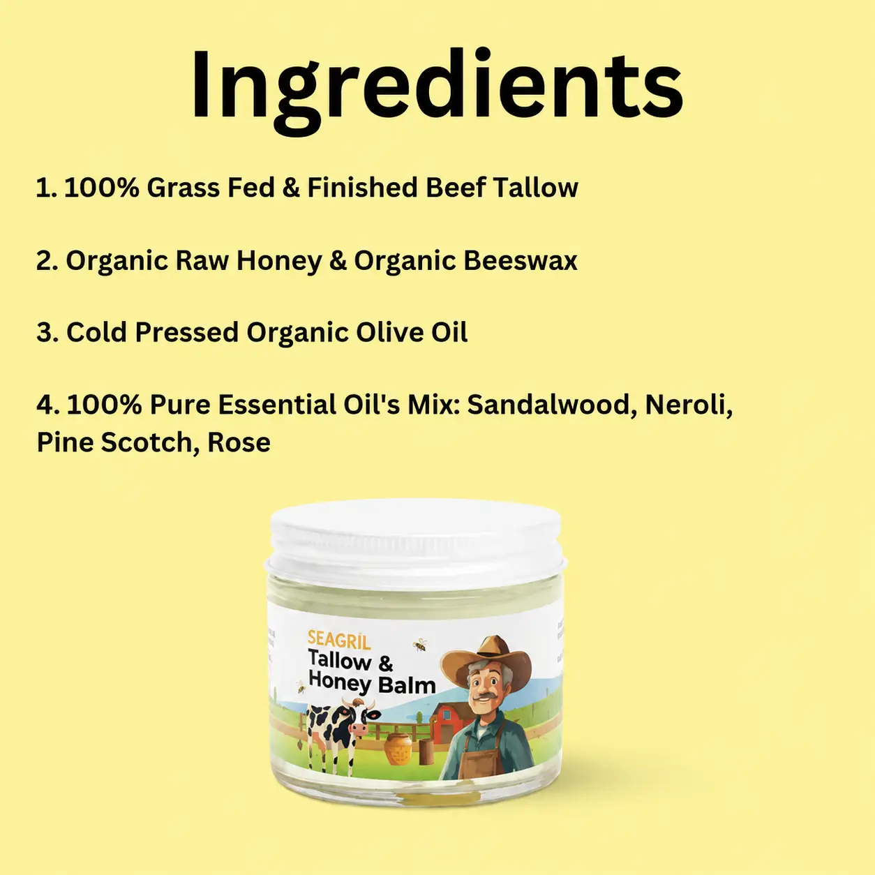 Tallow & Honey Balm - Image 2