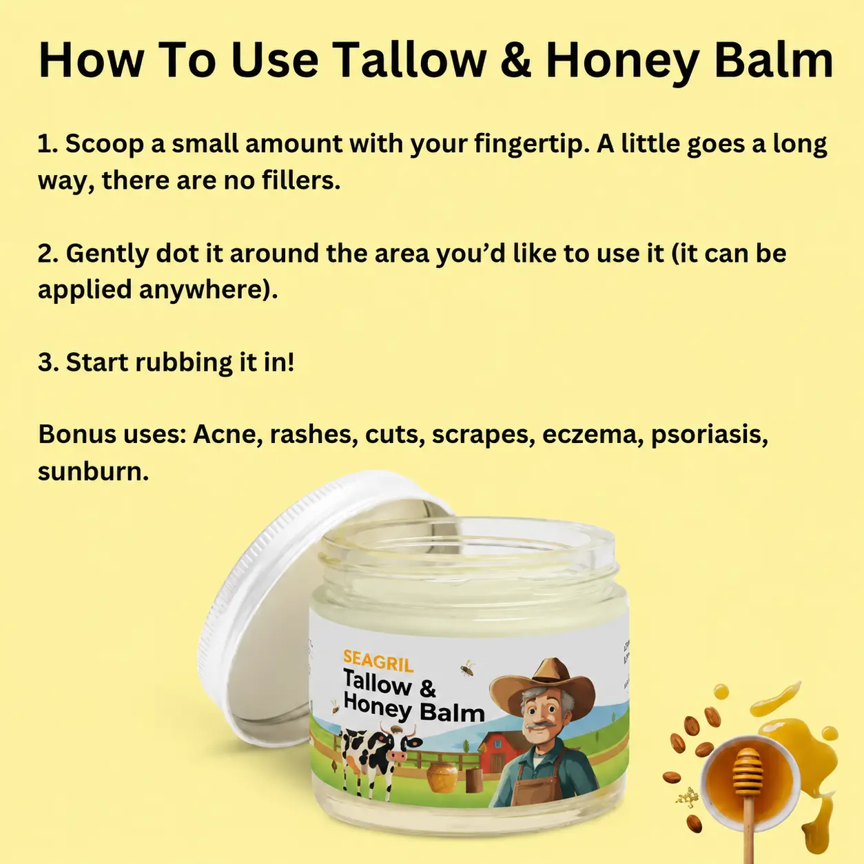 Tallow & Honey Balm - Image 4