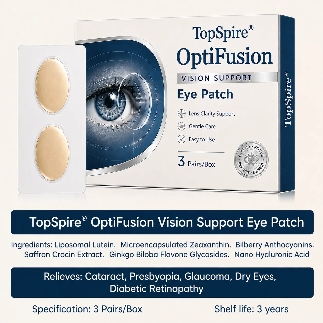 OptiFusion Vision Support Eye Patch